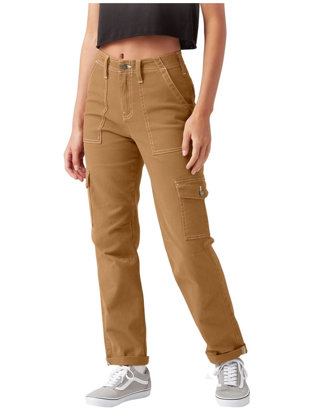 Dickies cuffed utility cargo pants